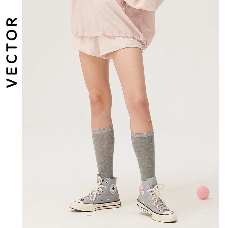 VECTOR Lavender Fake Two-piece Women's Shorts Quick-drying Sunscreen High Waist Waist UPF50+ Suitable for Yoga Outdoor Running