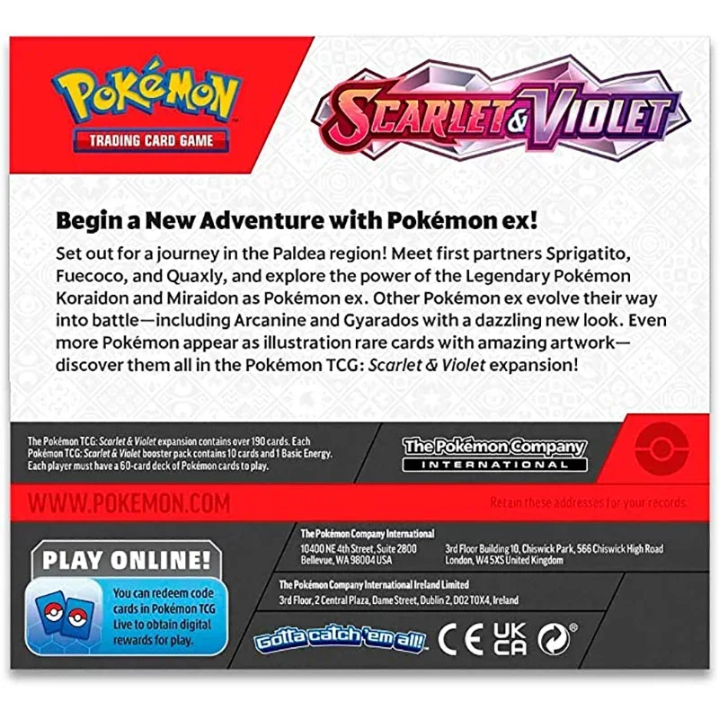 Рисунок 3 - Новые карты Pokemon Scarlet & Фиолетовый 324pc