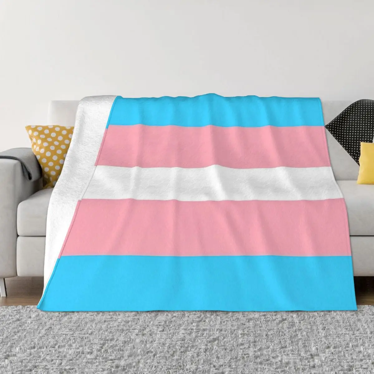 

Transgender Lgbt Blankets Flannel Summer Autumn Winter Yaoi Boy Love Portable Soft Throw Blankets for Sofa Office Rug Piece