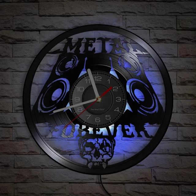 METALLICA Vinyl Clock - Vinyl Record Wall Clock Art 2 - Vinyl Planet Art