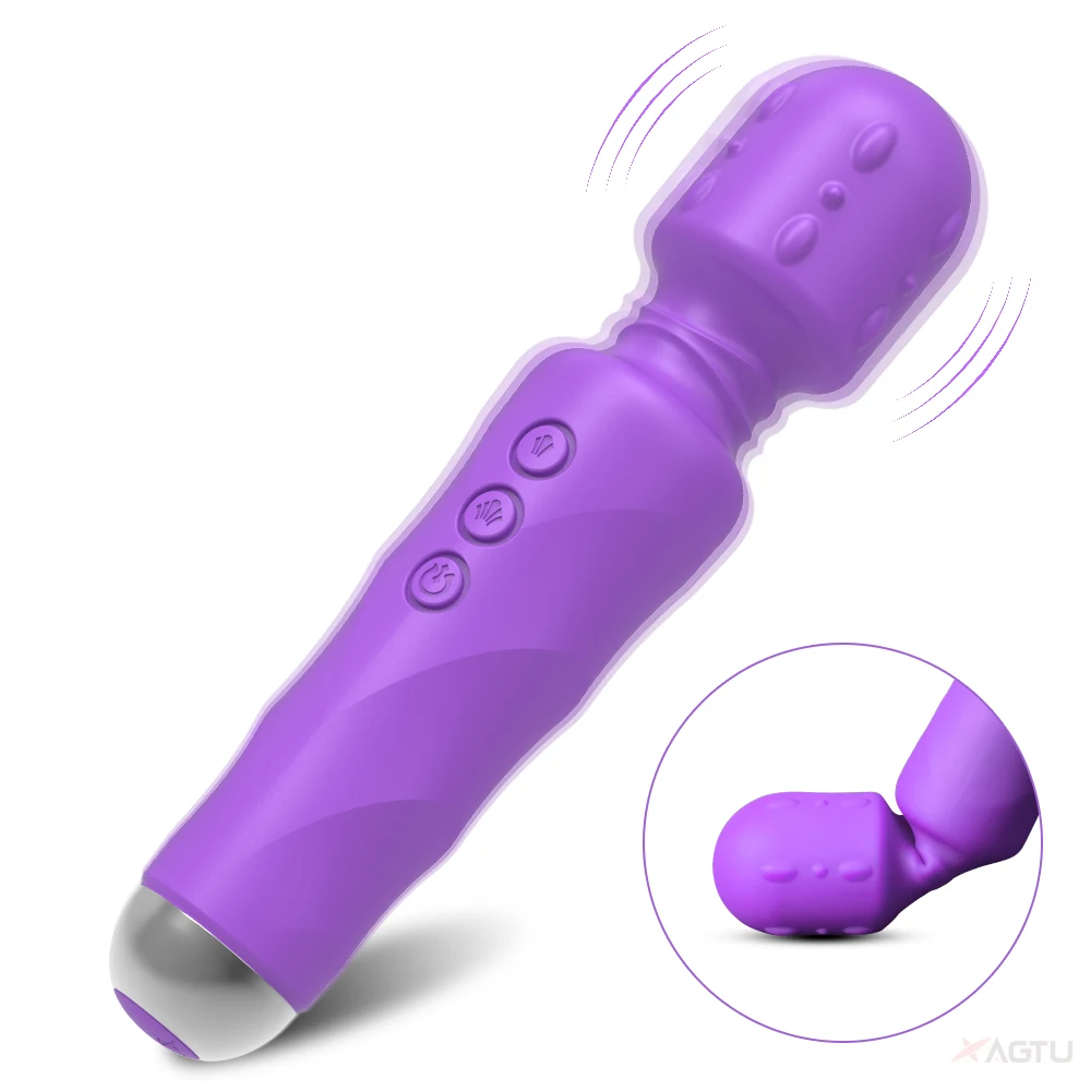 Kraftvoller Magic Wand Vibrator Für Damen G-punkt Stimulation_voghion.com