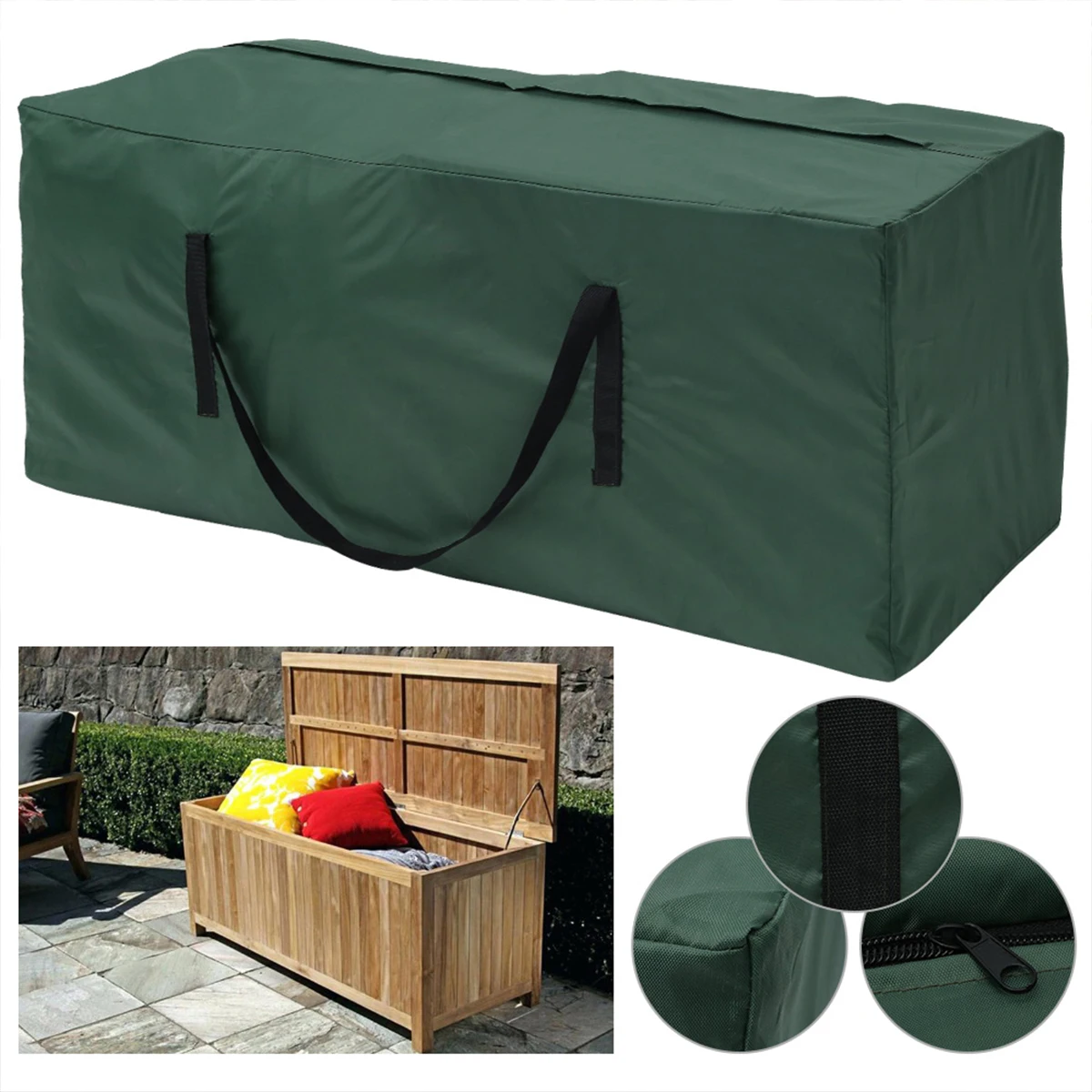 Furniture Cushion Storage Bag Waterproof Anti-UV Heavy Duty Rip - Main Image