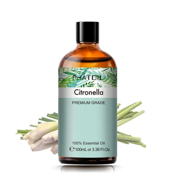 100ml Citronella Essential Oil Diffuser Pure Natural Lavender Eucalyptus Vanilla Peppermint Basil Tea Tree Cloves Aromatic Oil 1