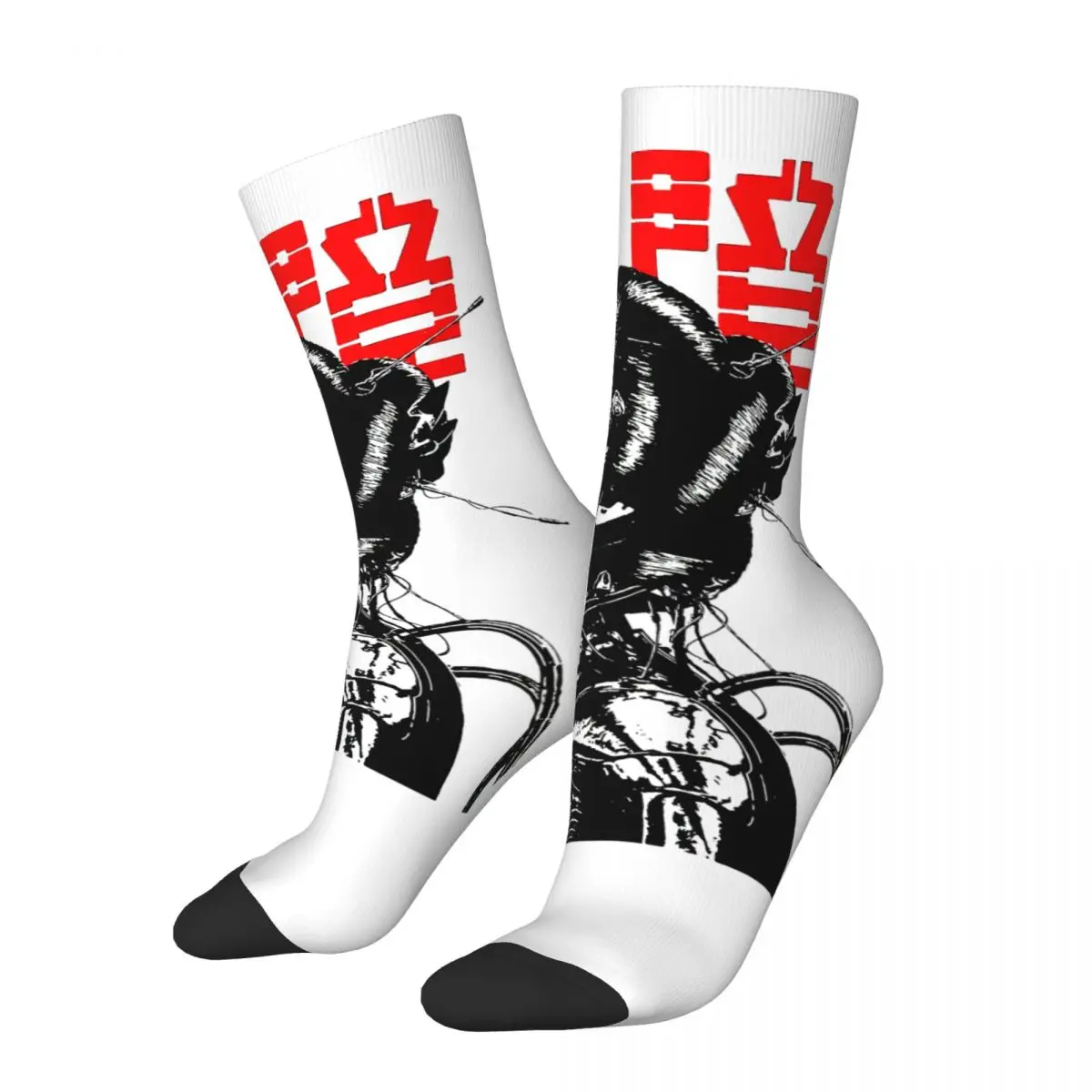 

Funny Happy Men's compression Socks Japanese Style Vintage Harajuku Goth Hip Hop Novelty Seamless Crew Crazy Sock Gift Printed