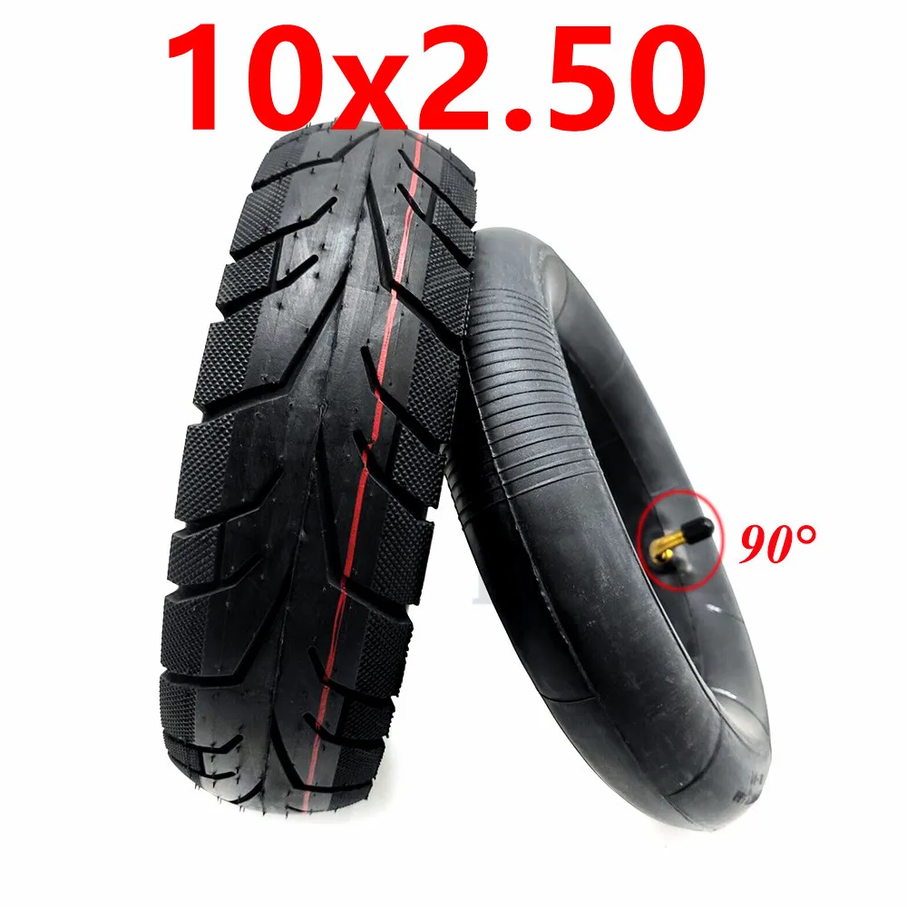 High Quality 10x2.50 Inner Outer Tyre 10 inch Pneumatic Tire for Electric Scooter Accessories