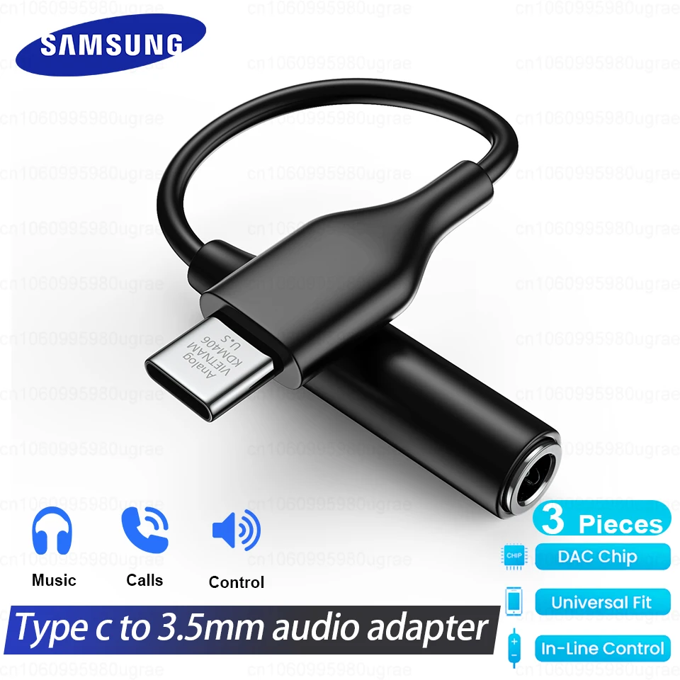 Original Usb Type C To 3.5mm Audio Adapter 3.5 Jack Aux Headphone Cable