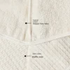 Waffle Thickened Double-layer Pure Cotton Dry Hair Cap Absorbent Bag Turban Wash Hair Wipe Head Towel Shower Cap 3