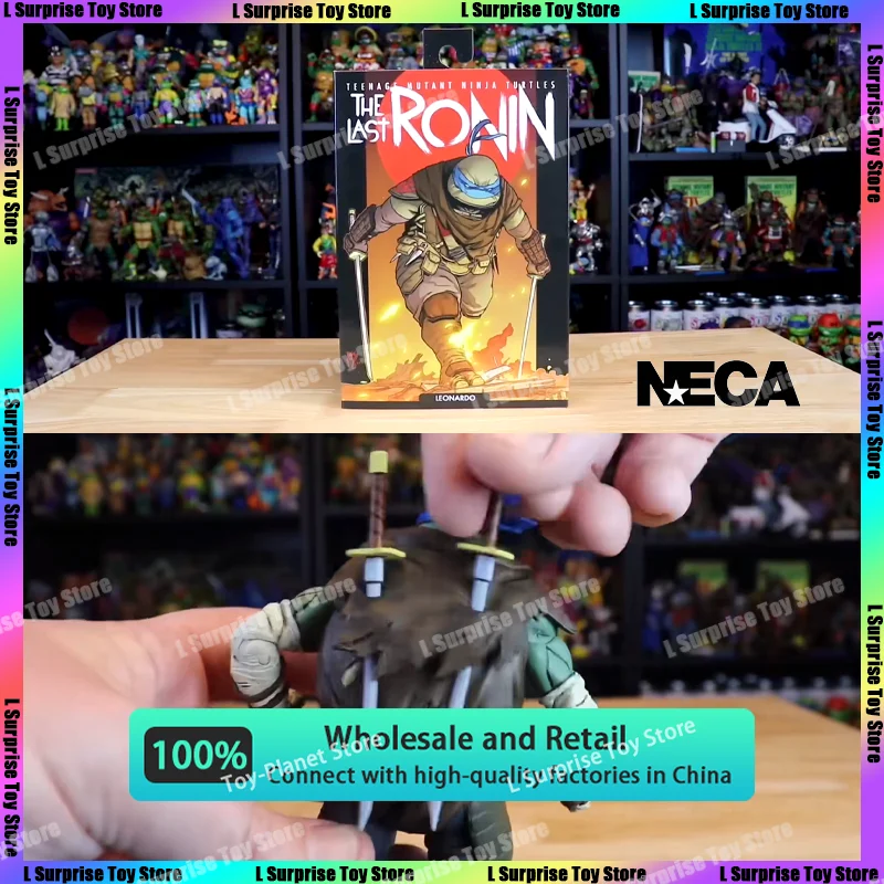 

Фигурки Neca The Last Ronin Tmnt, фигурки черепашек, Леонардо, шф, аниме фигурки черепашек, Коллекционные Подарочные игрушки