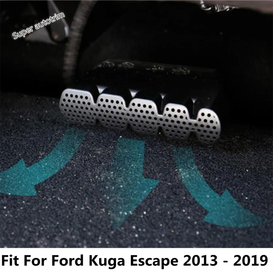 

Seat Under Floor Air AC Conditioning Outlet Vent Dust Net Protection Trim For Ford Kuga / Escape 2013-2019 Accessories Interior