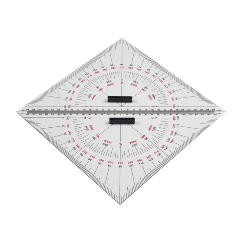 

Ruler Protractor for Ship Drawing Teaching Geometry Ruler Math Ruler Dropship