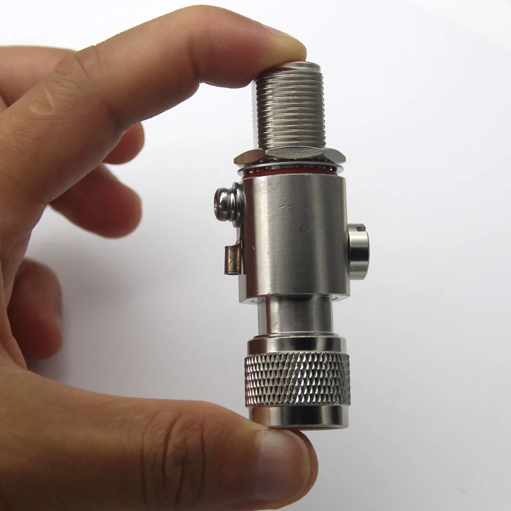 Feeder Lightning N Type Lightning Arrester Antenna or Weak Base Station Arrester Male To Female Connector