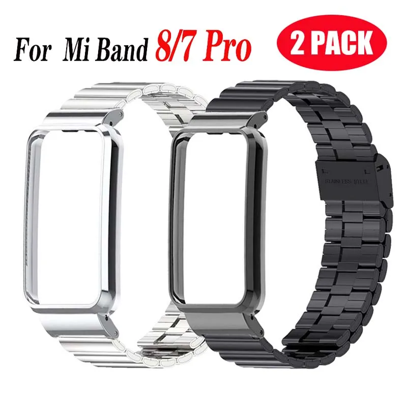 

Metal stainless steel Strap for Xiaomi Band 8 7 Pro Wristband Replacement Bracelet Belt on MiBand 8pro Straps MiBand 7pro Correa