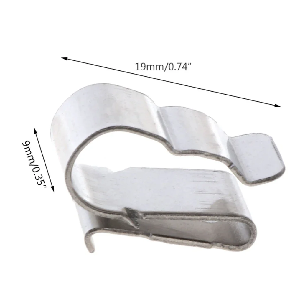 Lot De 50 Clips Pour Câbles En Acier Inox 304 - Pour Remorque, Panneaux Solaires, Gestion Des Fils