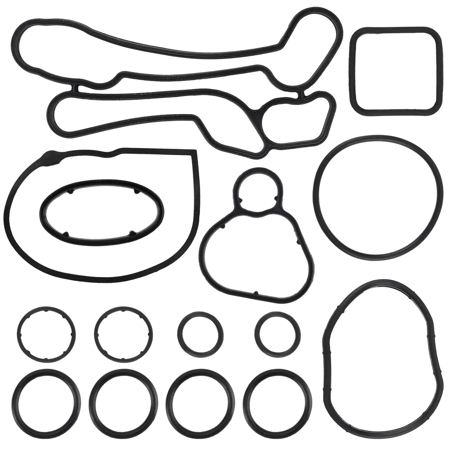 15pcs Oil Cooler Gasket Kit 55354071 For Chevrolet 1.8/2.0 Epica Cruze 1.8/1.5/1.6 0563-003