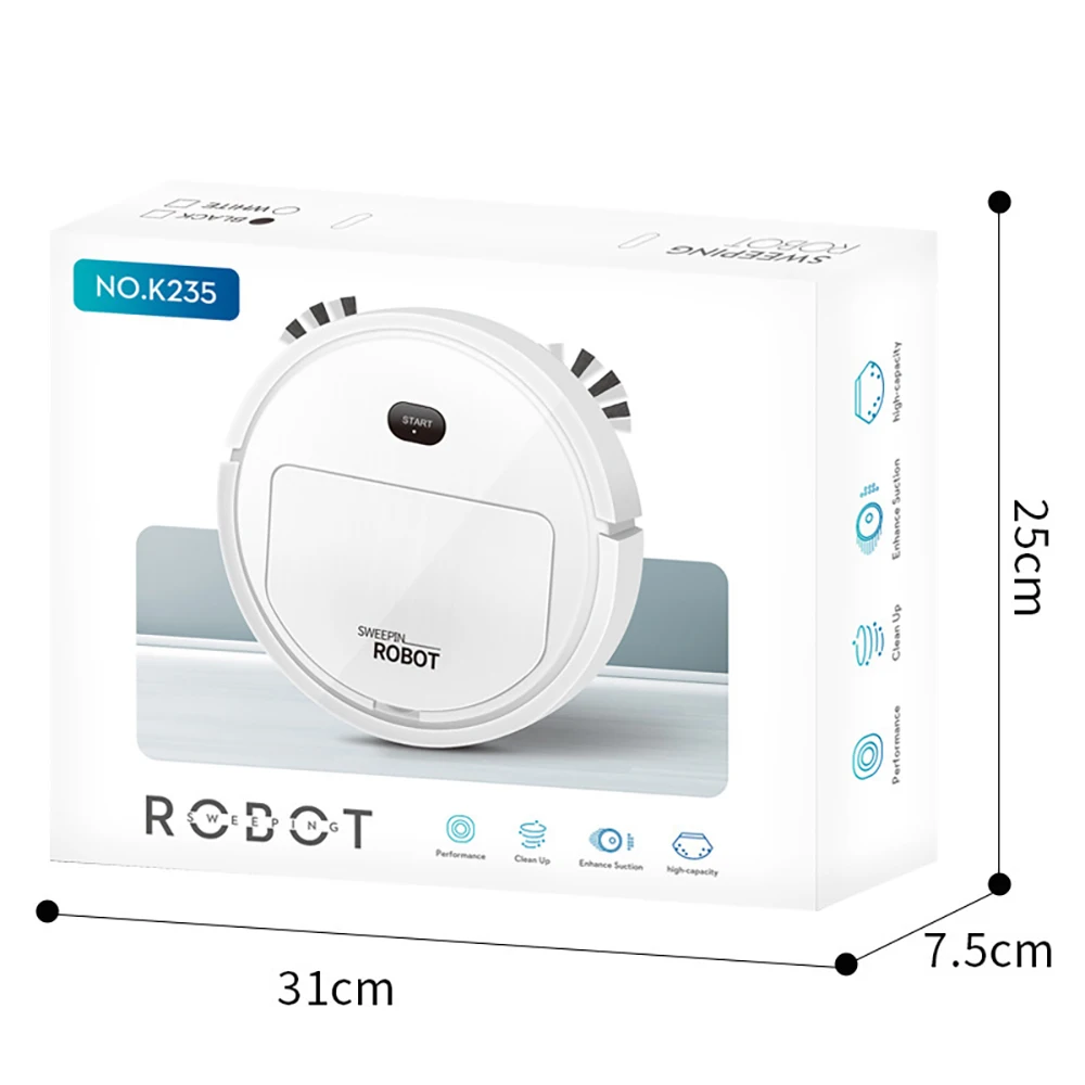 New Sweeping Robot Vacuum Cleaner Mopping 3 In 1 Smart Wireless 1500Pa Dragging Cleaning Sweep Floor For Home Office Clean 6