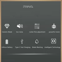 Riwa Hair Clipper Professional Barber hair Cutting Machine Man Husband Hair Trimmer Machine RE-6510 2