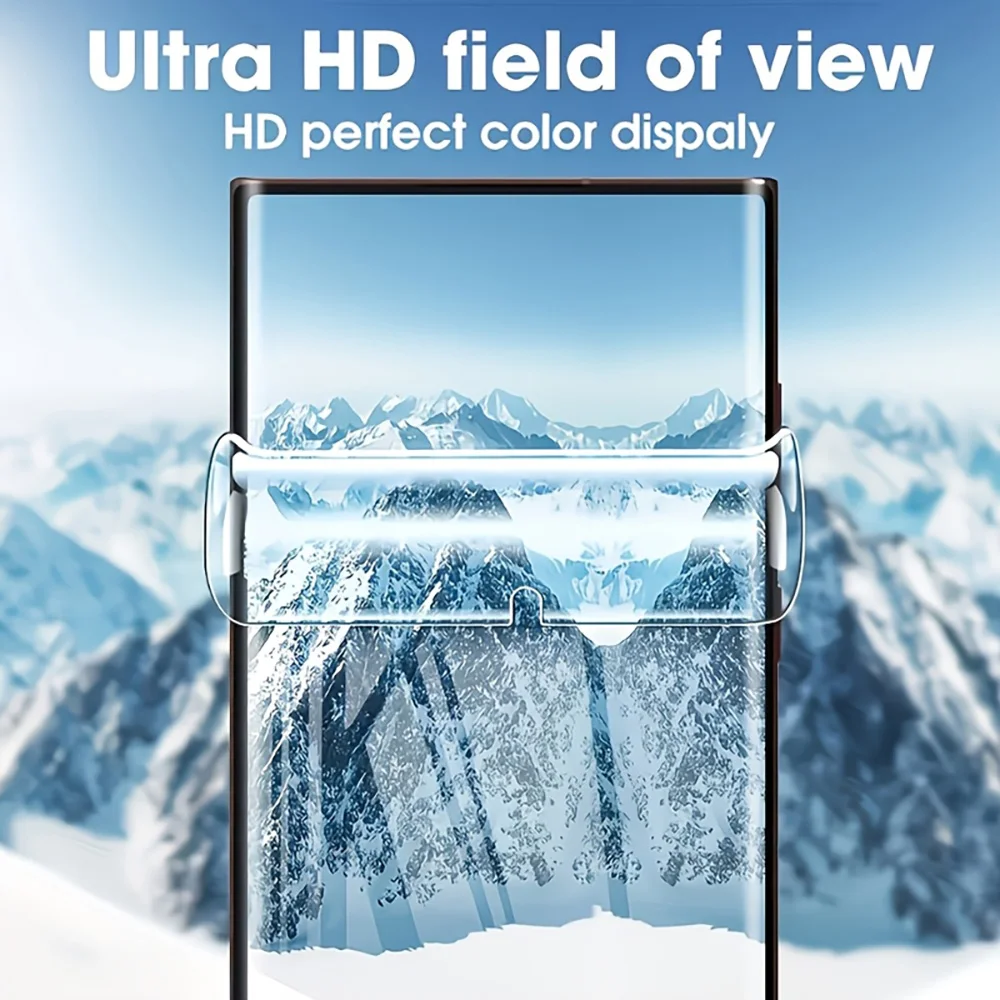 Premium Hydrogel Film Screen Protectors - Soft and Durable Shield for Smartphones (1-5 Pack)