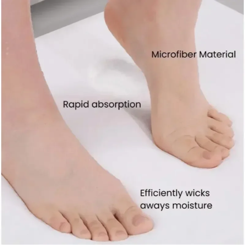 유쾌한 욕실 테마 매트, 가정용 샤워실 입구, 욕조 옆, 세면대 바닥용, 미끄럼 방지, 초흡수성, 내구성, 장난스러운 장식 매트