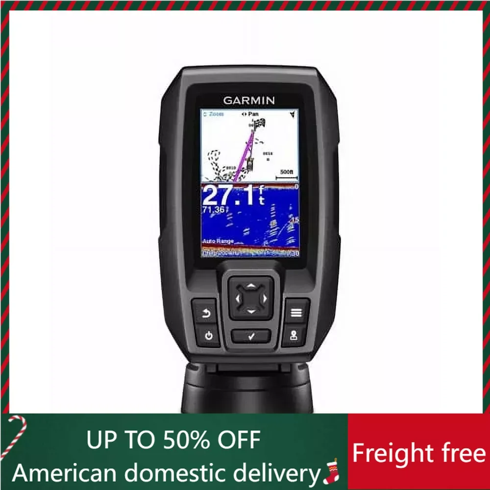 

4 With Dual-Beam Transducer Freight Free Fish Finder Fishing Goods Accessories Sports Entertainment