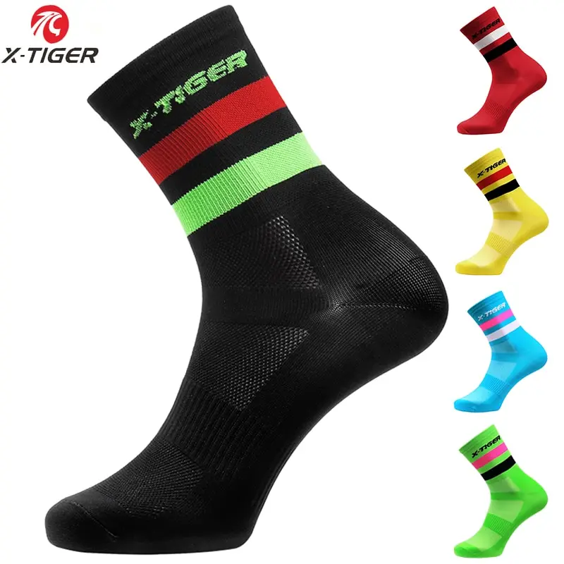 Breathable Anti-Slip Sports Socks for Cycling and Outdoor Activities