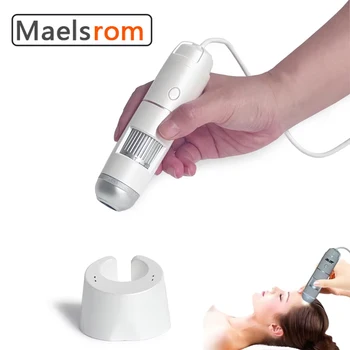 Strumento professionale per l'analisi dei follicoli dei capelli e del cuoio capelluto, amplificatore USB portatile per salone di bellezza adatto per saloni di bellezza