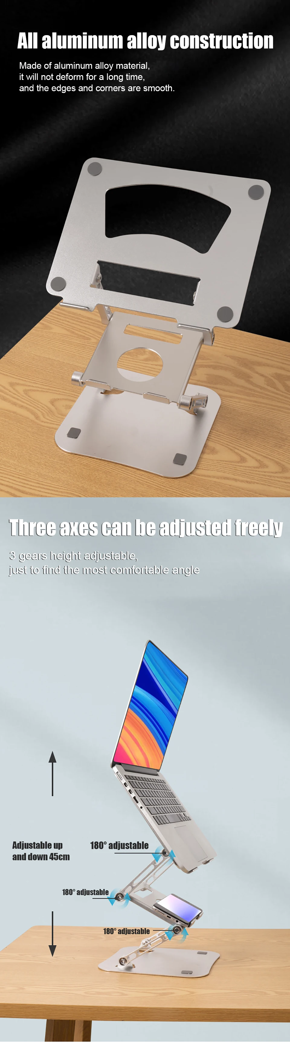 Suporte Tablet, Suporte Notebook, MacBook Air Pro, Computador iPad