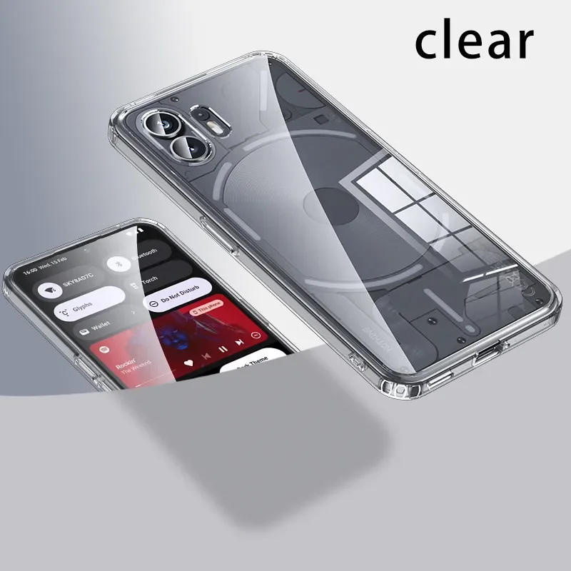 Matte & Clear Magnetic Wireless Charging Armor Case - Military Shockproof Back Cover