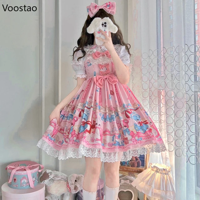 Roupa Lolita Kawaii Rilakkuma