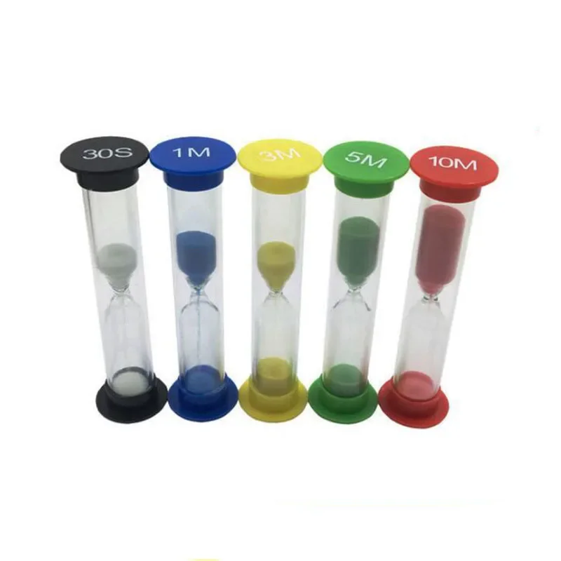 1/2/3 Minute Colorful Hourglass Sandglass Sand Clock Timers Sand Timer Shower Timer Tooth Brushing Children Home Decors