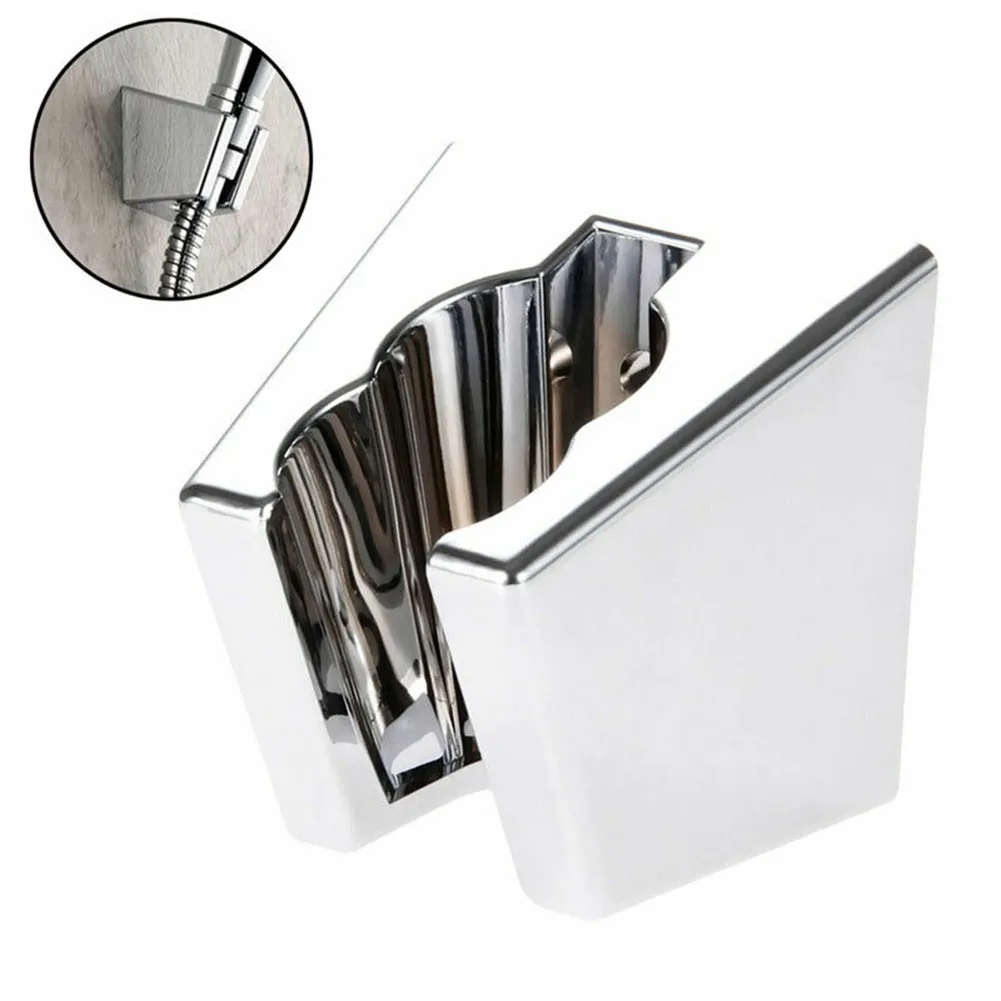 Description Picture 2 of itemABS Adjustable Bathroom Shower Handset Holder Head Chrome Wall Mount Bracket Silver Bathroom Fixture Home Improvement