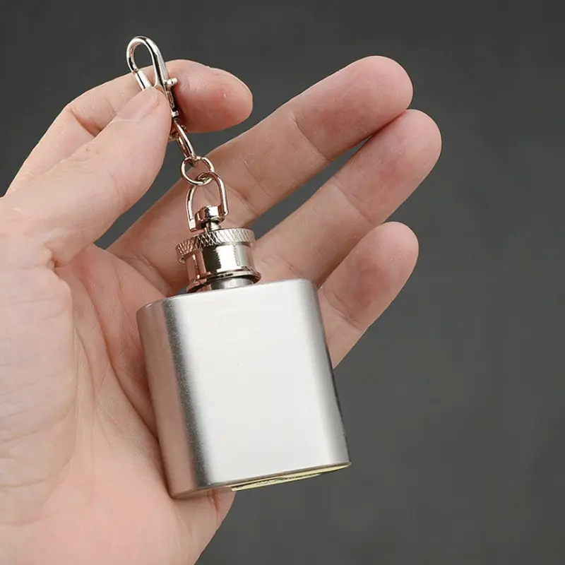 Wine Whisky Pot Tainless Steel Hip Flask Drinker Alcohol Bottle Portable Drinkware Flask 1PC 1oz glass bottle