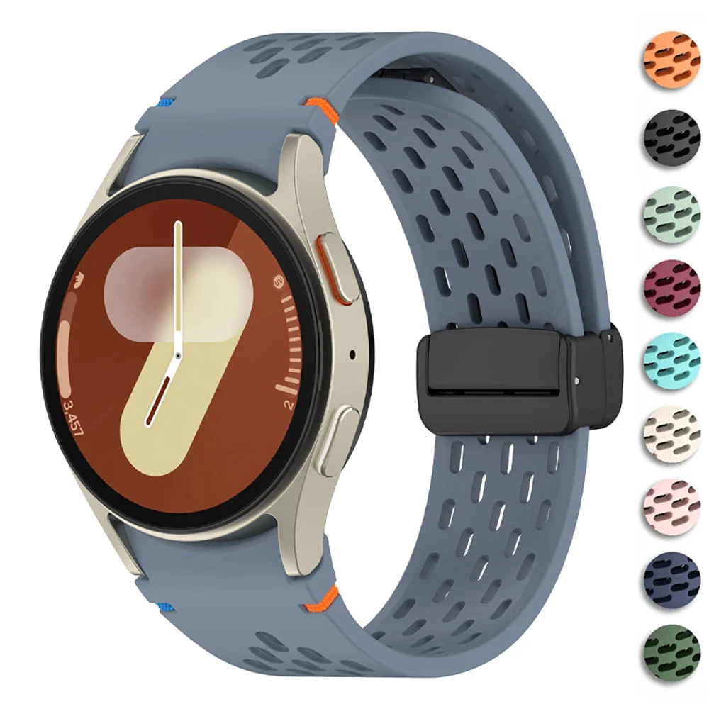 Seamless Silicone Strap with Magnetic Buckle