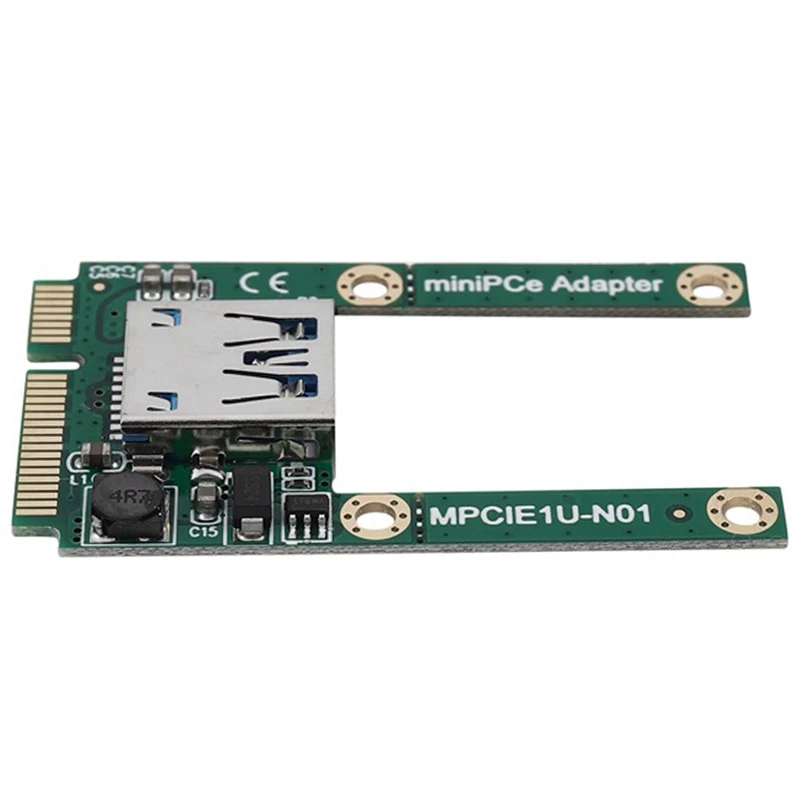 Mini PCI-E to USB3.0 Adapter Card PCIe to USB 3.0 Adapter Suitable for Notebook Computers