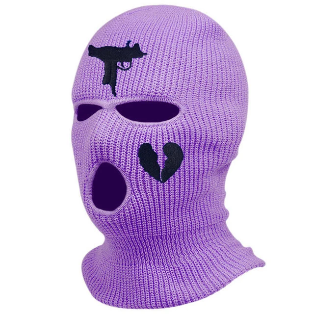 skully hat men's 1Pc AK47 Embroidery Balaclava Face Mask for Cold Weather, Winter Ski Mask for Men and Women Thermal Cycling Mask free shipping new era skully beanie Skullies & Beanies