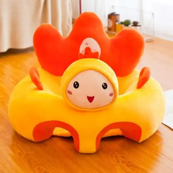 Baby Sofa Support Seat Cover Plush Chair Learning To Sit Comfortable Toddler Nest Puff Washable - Image 5