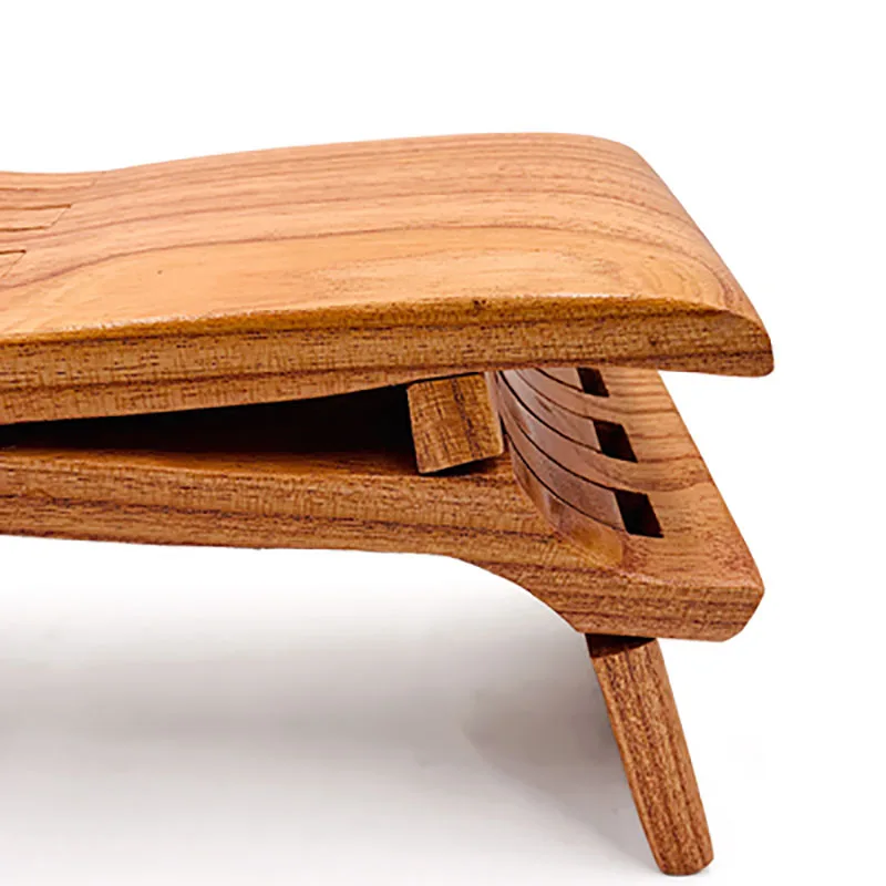 Luban-Solid Wood Folding Stool, Blind Stool, Whole Wood, Board-Free Stitching, Small, Multi-Functional, Small