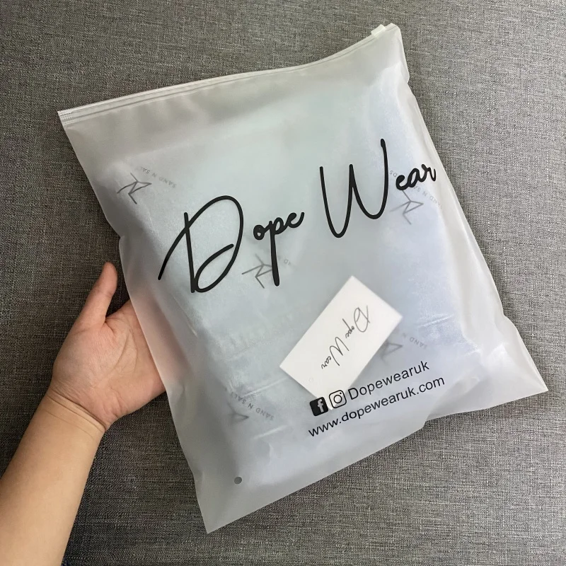 

Customized productPvc Frosted Pp Zipper Bags Ziplock Bags Shipping Bags For Clothing