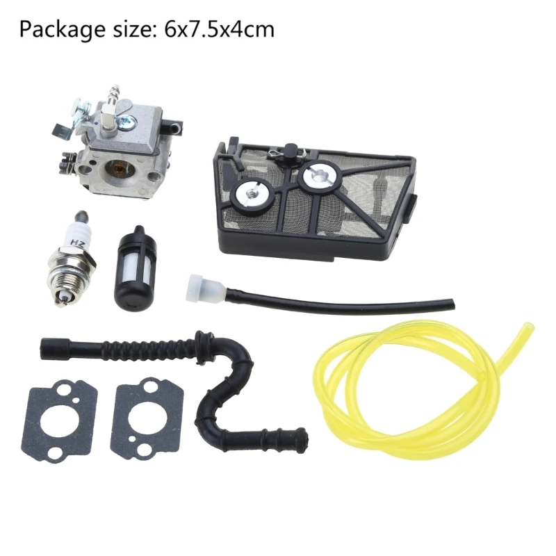 Carburetor for 028 028AV Tillotson HU-40D Walbro WT-16B Chainsaw Carb with Gaskets Air Fuel Filter Kit Parts