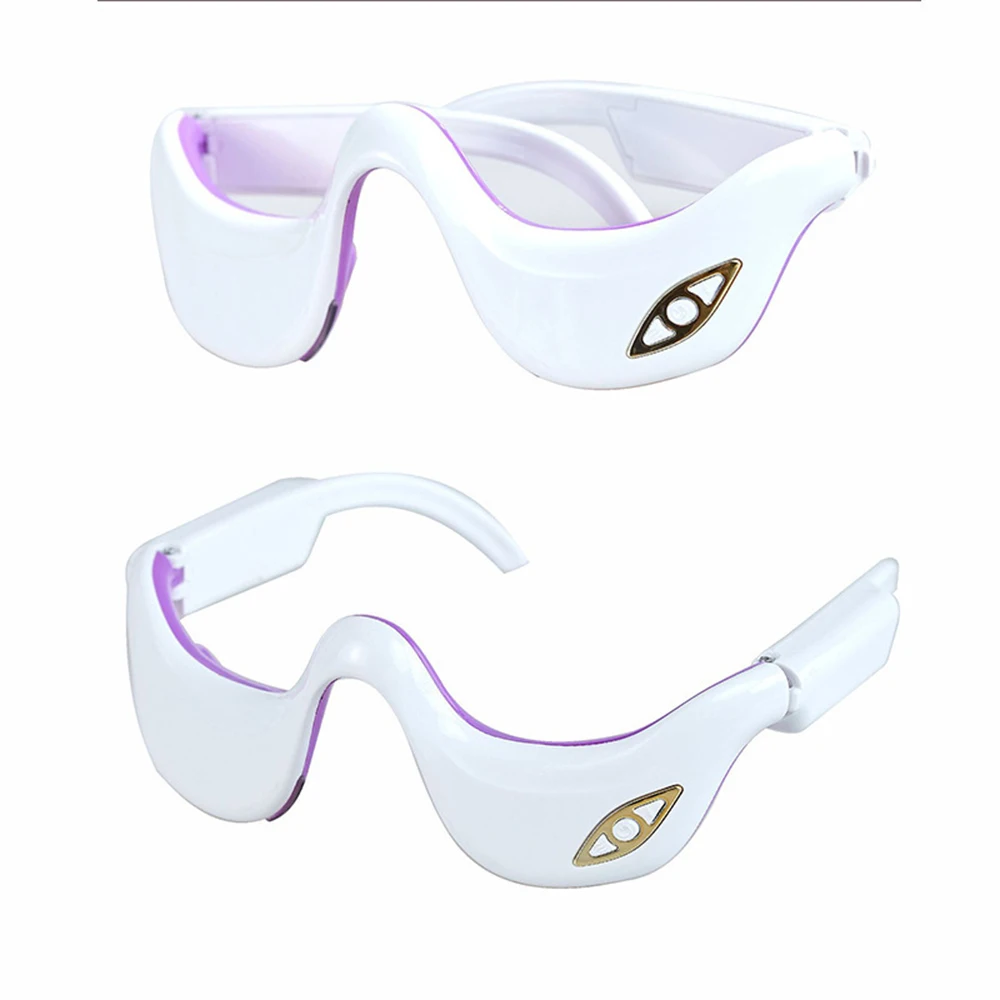 3D Hot compress Eyes Relax Massager Fatigue Relief Eye Wrinkles Dark Circles Remover Eye Skin Tightening Eye Beauty Device 6