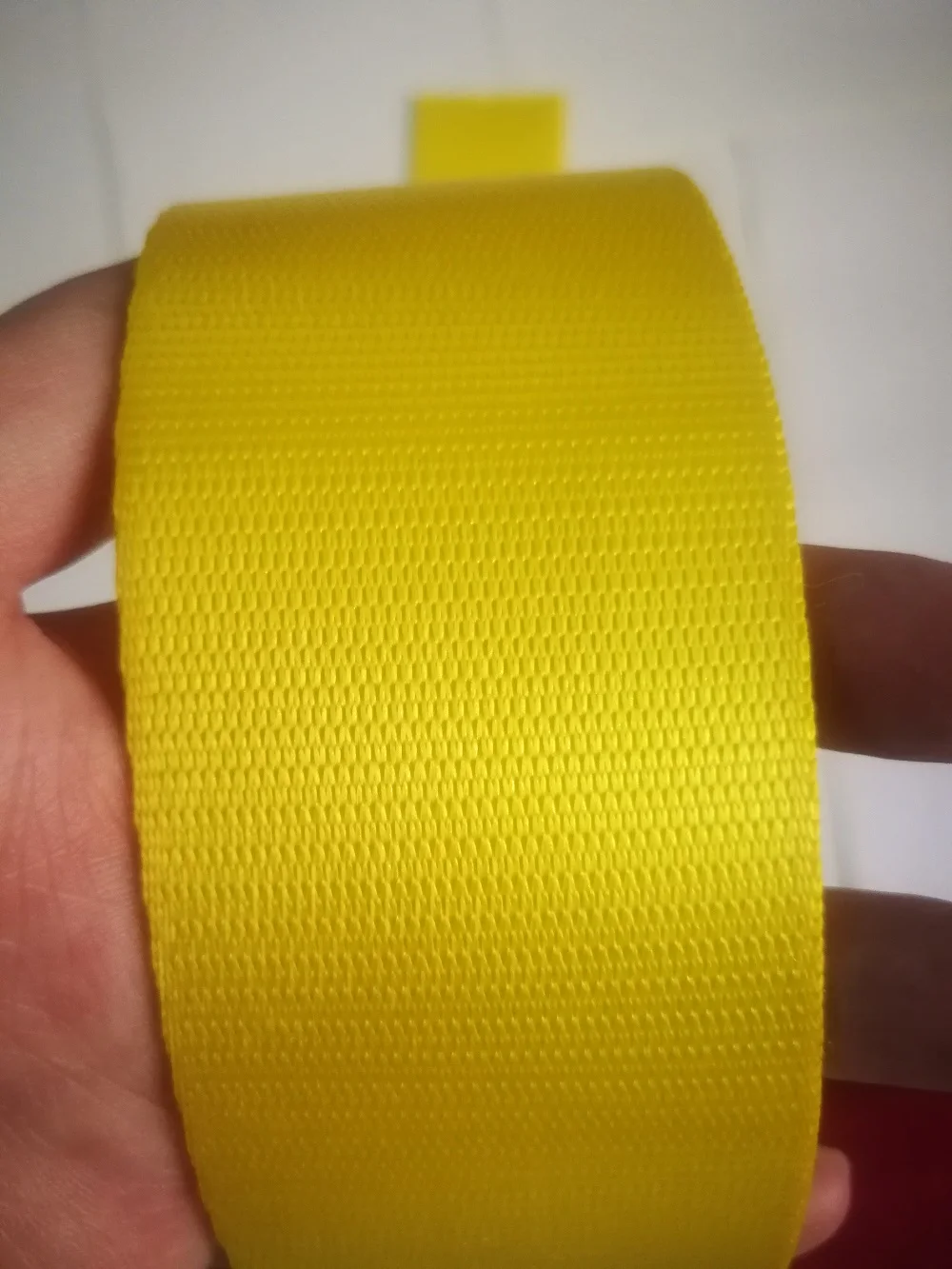 joormom 3M-30M European Standard Yellow Racing Car Seat Belt Webbing Personalized Modification Seat Webbing Car Accessori