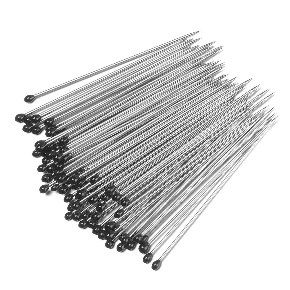 100Pcs Stainless Steel Specimen Needle Insect Pins With Plastic Box For School Lab Education Entomology Body Dissection