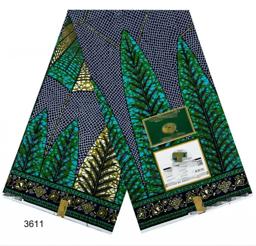 

High quality Veritable African Wax fabric Ankara wax fabric Real Wax Print pagne 100%Cotton African real wax print