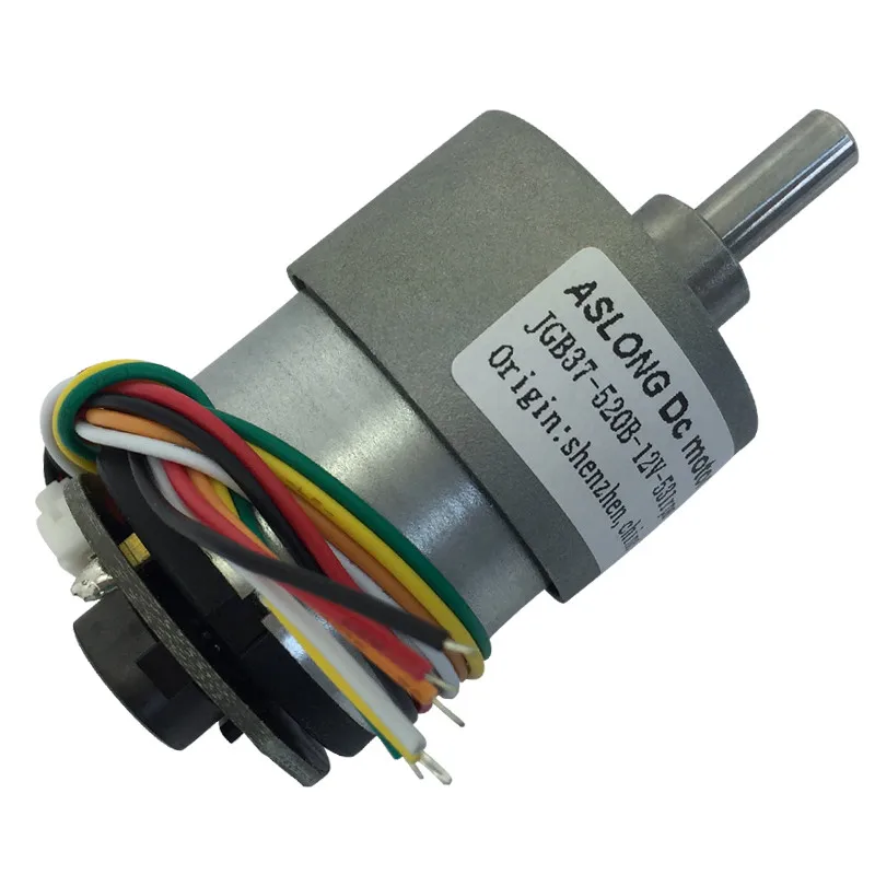 1Pcs Jgb37-520B 12-1600 Rpm 12 V Eletrica Invertida Do Motor 12 V Dc Motor De Alto Torque Dc Reducao Motor Dc 12 Volts Motores