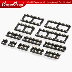 Pack of 5 Round Hole IC Socket Connectors - Various Pin Configurations (28 PIN (narrow))