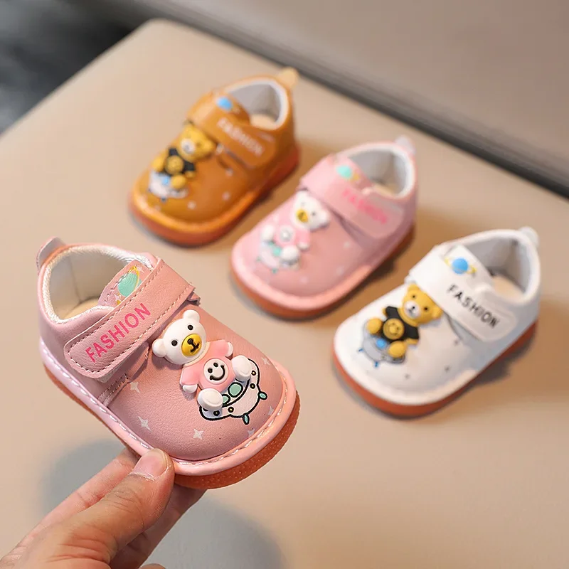 

Called Shoes This Year New 0-1-2 Year Old 3 Boys and Girls' Shoes Cartoon Soft Sole Baby Walking Shoe Comfortable