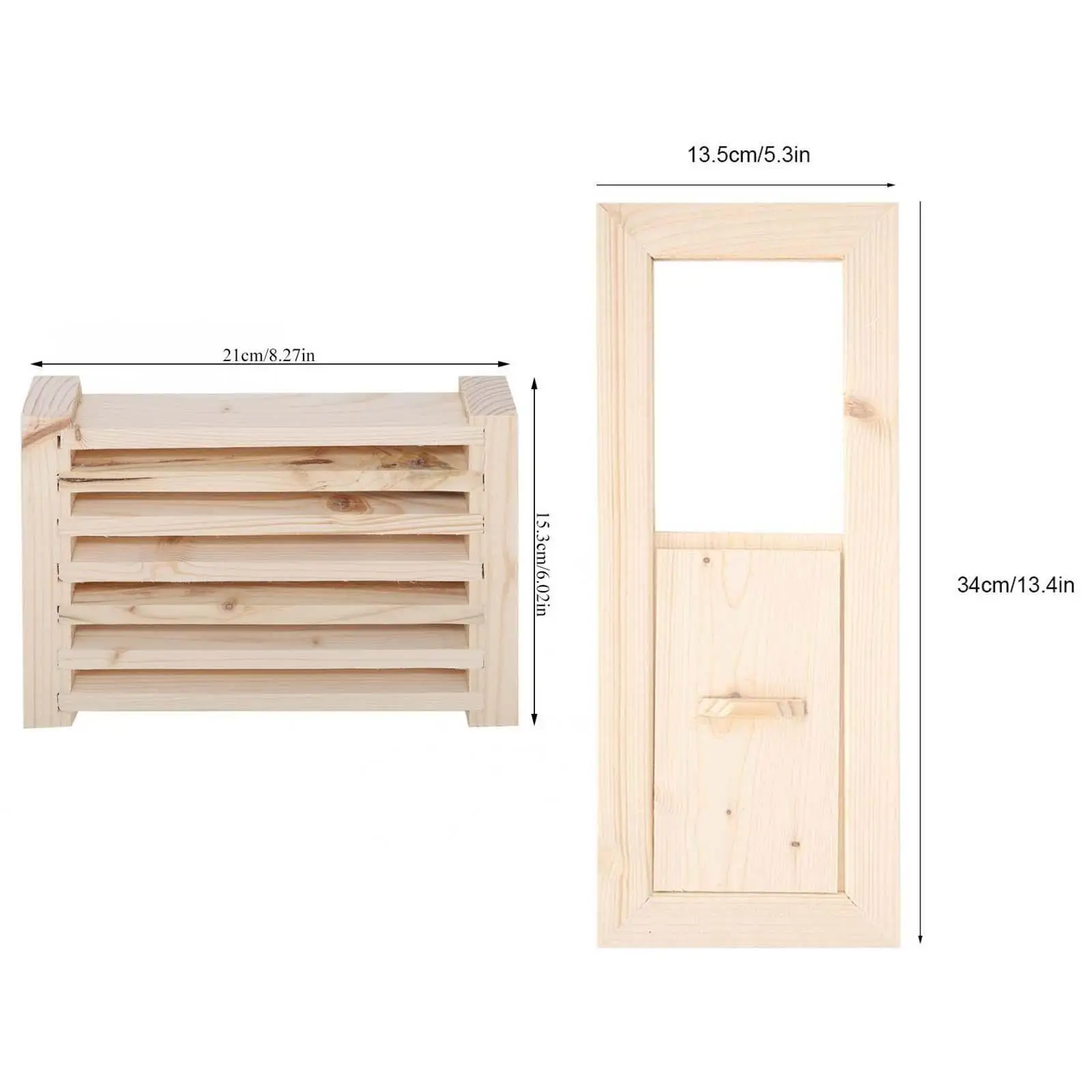 Sauna Vent Kit Panel Ventilation Wooden Louvers Equipment for Steam Room Swimming Bath Shower Russian Sauna Accessories 6