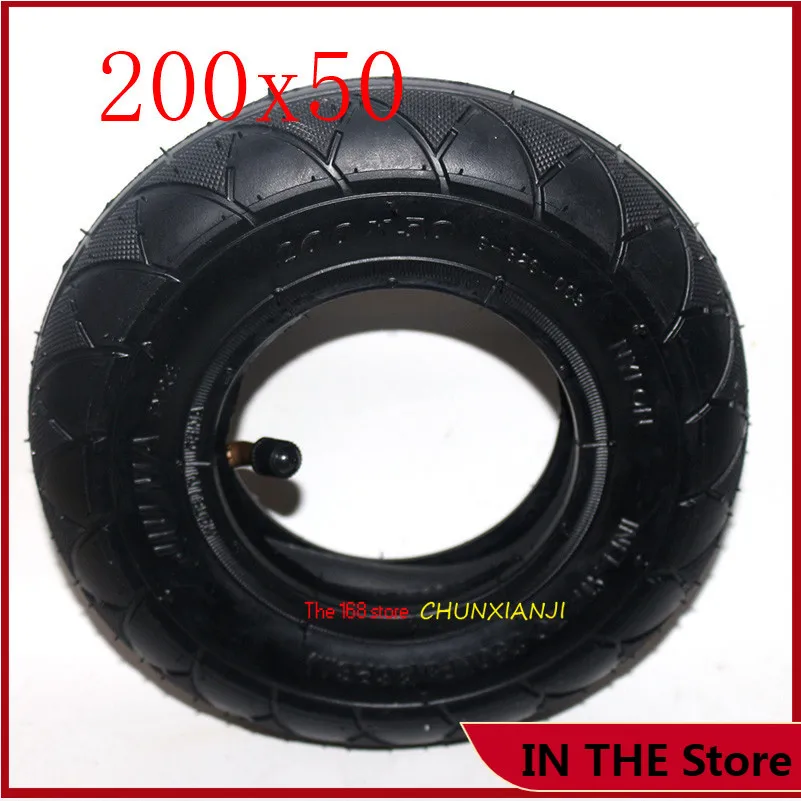 8 Pollici 200*50 Scooter Elettrico 200X50 Pneumatico E Tubo Interno Per Razor Scooter E100 E150 E200 Espark Pazzo Carrello Scooter