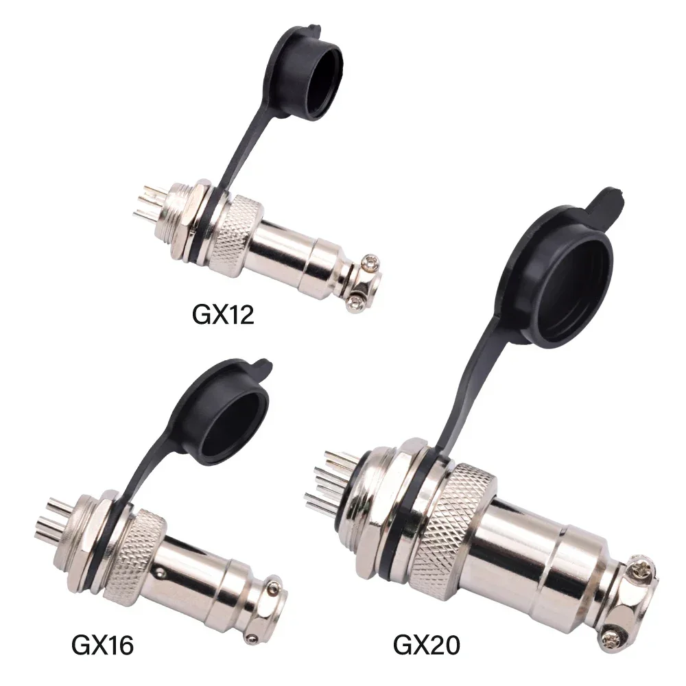 Cable Connector 3/5/10pcs GX12 GX16 GX20 Aviation Circular Plug Socket