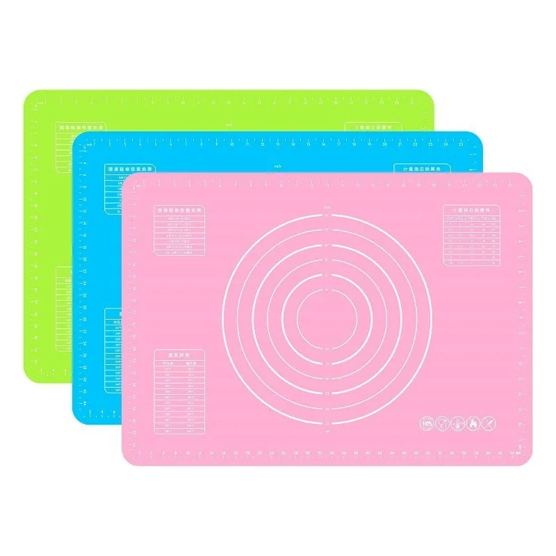 Silicone Non-Stick Rolling Dough Liner Pad Pastry Cake Bakeware Paste Flour Table Sheet Kitchen tools silicone baking mat