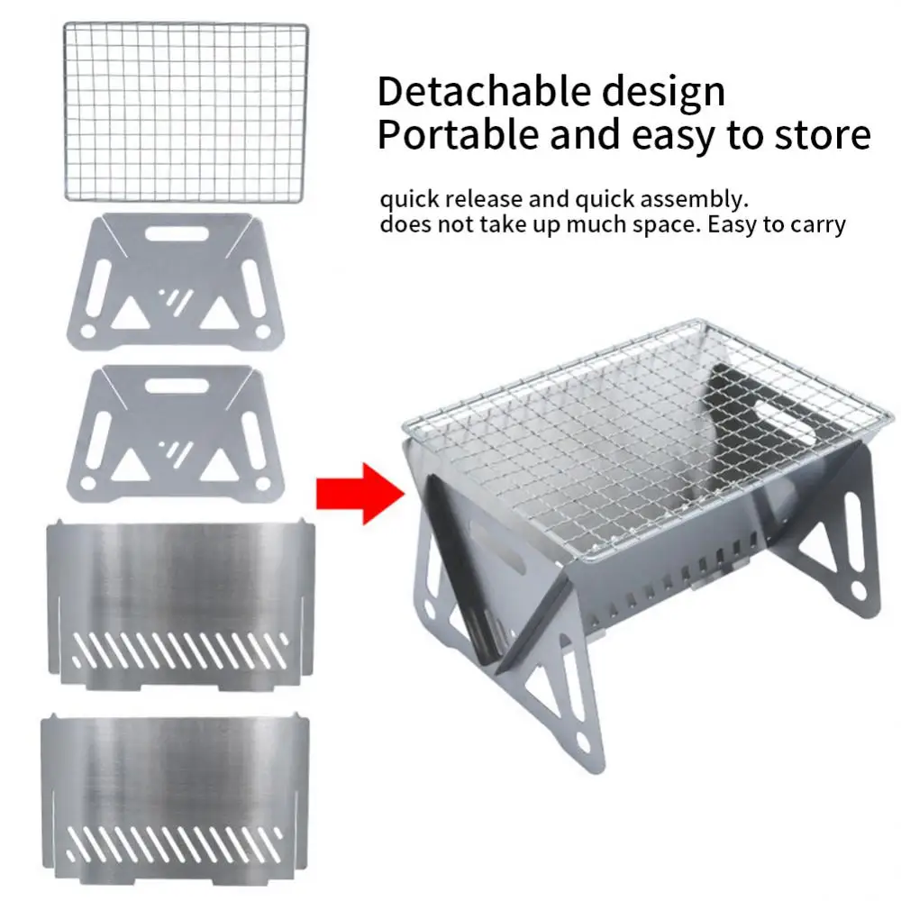 Portable Folding BBQ Grill and Stove